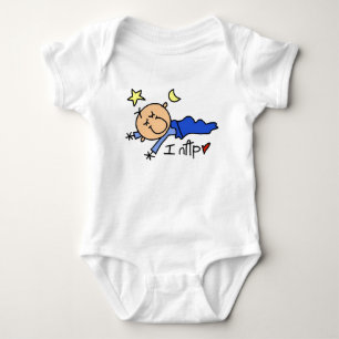 Baby Boy Ich halte Baby Mittagsschlaf Strampler