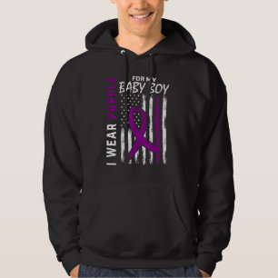 Baby Boy Ich trage Lila für meine Sohn Epilepsie A Hoodie