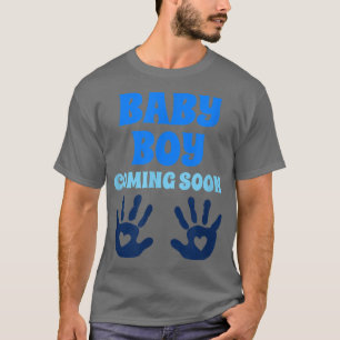 Baby Boy kommt bald Cool Gender Reveal T-Shirt