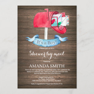 Baby Boy Longue Distance Show par Mail Invitation