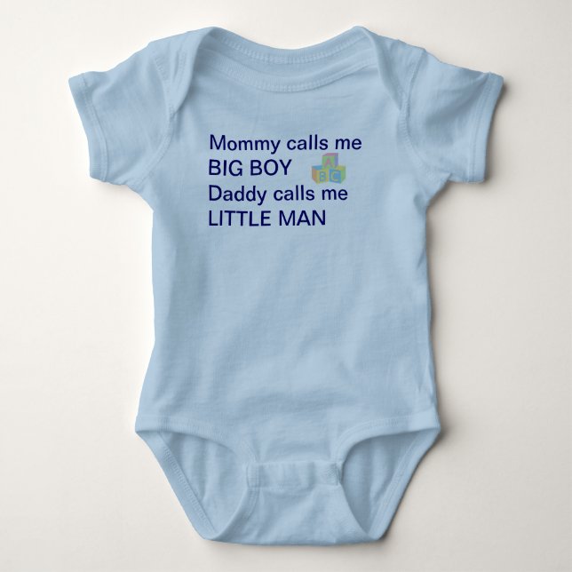 Baby Boy Man Shirt (Vorderseite)