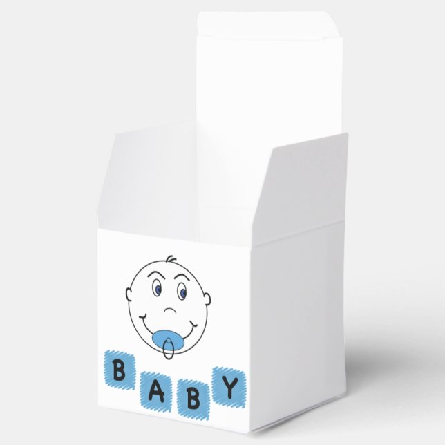 Baby Boy Mischief Face Geschenkschachtel (Geöffnet)