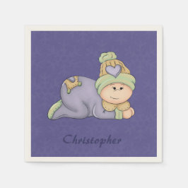 Baby Boy Napkins Serviette