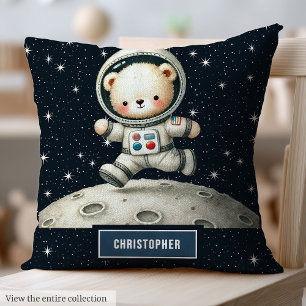 Baby Boy Nursery Coussin avec l'astronaute Teddy B