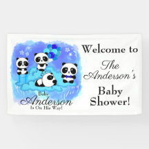 Baby Boy Pandas Baby Dusche