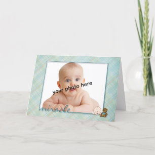 Baby Boy Photo Faire-part cadre