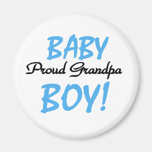 Baby Boy Proud Grandpa Magnet
