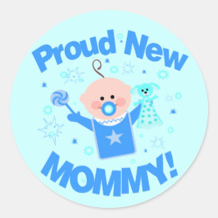 Baby Boy Proud Mama Aufkleber