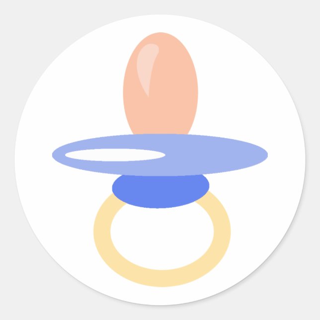 Baby Boy Schnuller Stickers (Vorderseite)