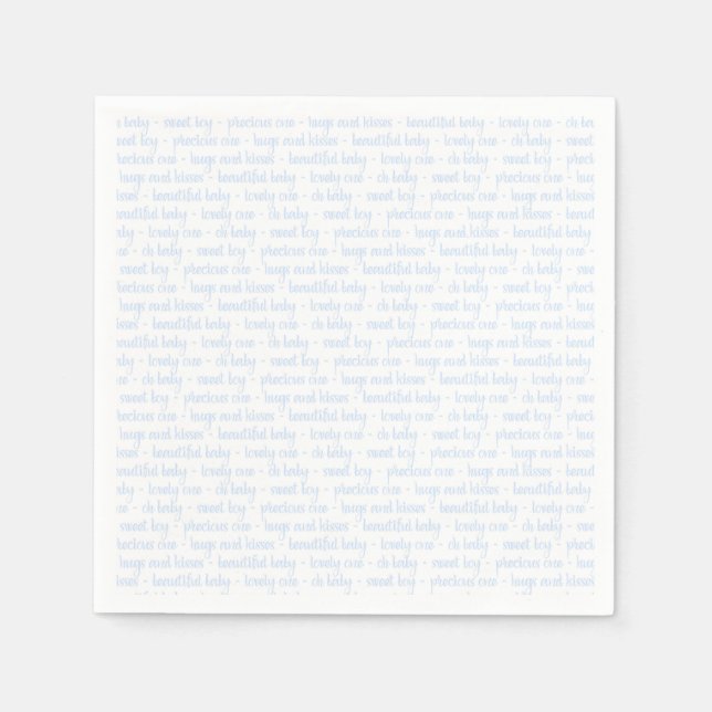 Baby Boy Serviette (Vorderseite)