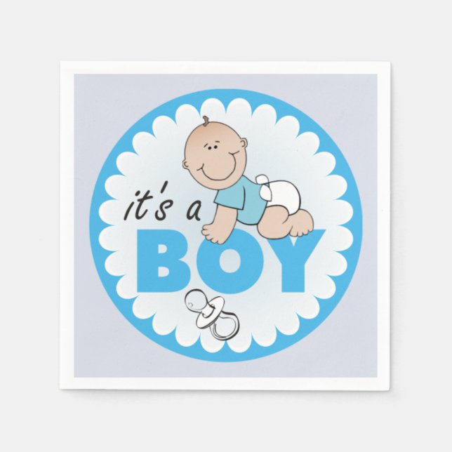 Baby Boy Serviette (Vorderseite)
