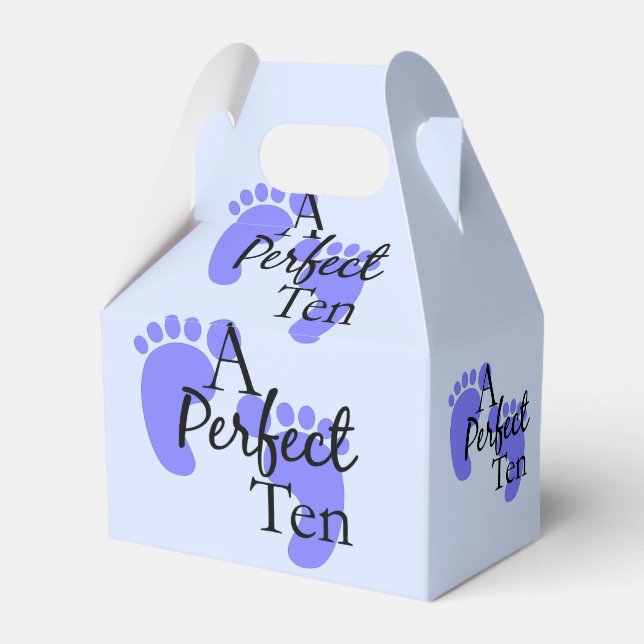 Baby Boy Showbox Geschenkschachtel (Rückseite)
