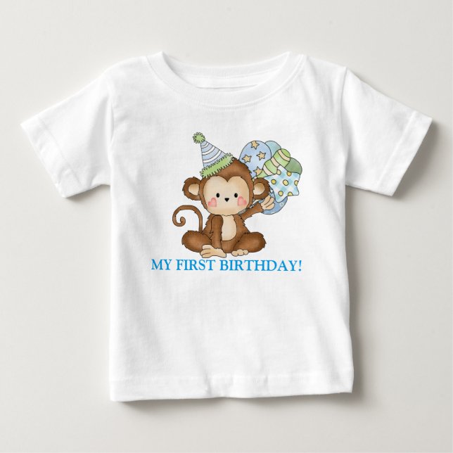 Baby boy singe premier t-shirt d'anniversaire (Devant)