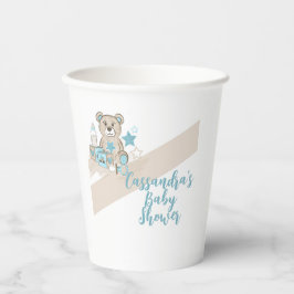 Baby Boy Teddy Bär Papiertasse Pappbecher