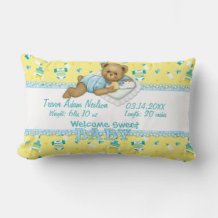 Baby Boy Teddy Bear Kissen 2