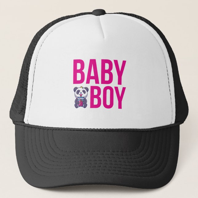 Baby Boy Truckerkappe (Vorderseite)