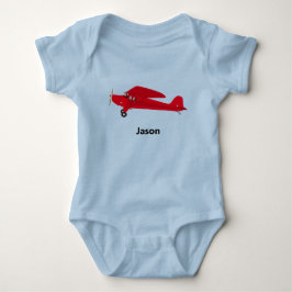 Baby Boy Vintag Airplane Bodyssuiten mit 1 Stück Strampler