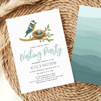 Baby Boy Watercolor Ei Nesting Party