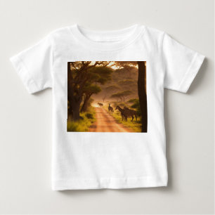 Baby Boy's T - Shirt mit Dschungelsafari