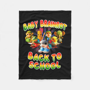 Baby Brainrot Italienisch Zurück zur Schule für De Fleecedecke