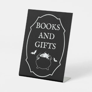 Baby Brauen Halloween Baby Shower Bücher & Geschen Sockelschild