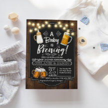 Baby Braut Baby Dusche Einladungsbier