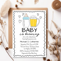 Baby Braut Bierglas Baby Dusche