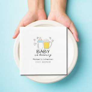 Baby Braut Bierglas Baby Dusche Serviette