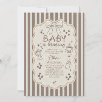 Baby braut Espresso Kaffee Party Baby Shower