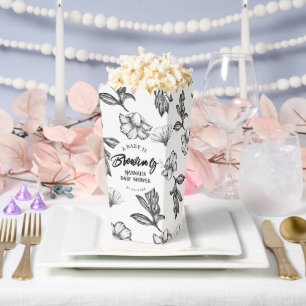 Baby braut Gothic Blume Baby Shower Popcorn Geschenkschachtel