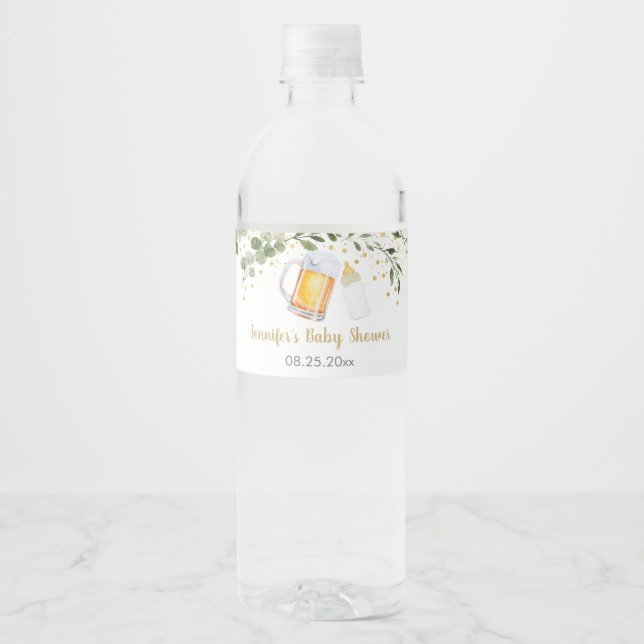 Baby braut grüne Babydusche (Vorderseite)