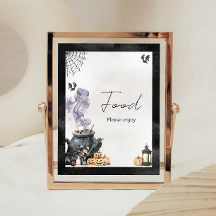 Baby braut Hexenkessel Essen Schild