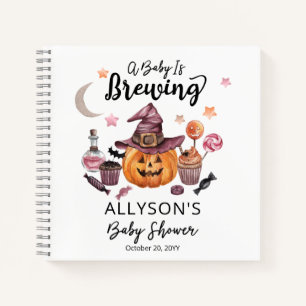 Baby Braut Jack-O-Lantern Halloween Gästebuch Notizbuch