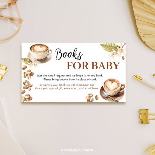 Baby braut Kaffee Baby Shower Bücher für Baby Begleitkarte