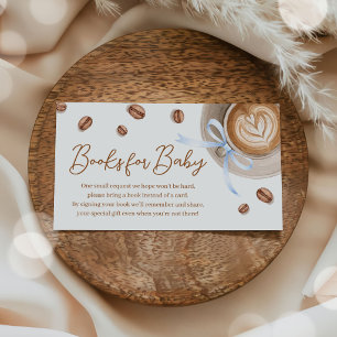 Baby braut Kaffee Baby Shower Bücher für Baby Begleitkarte