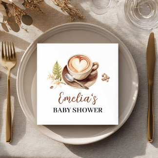 Baby braut Kaffee Baby Shower Party Serviette