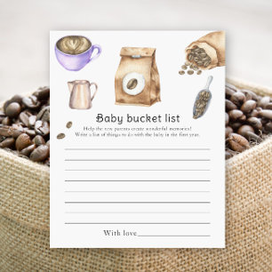 Baby braut Kaffee - Eimerliste