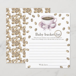 Baby braut Kaffee - Eimerliste