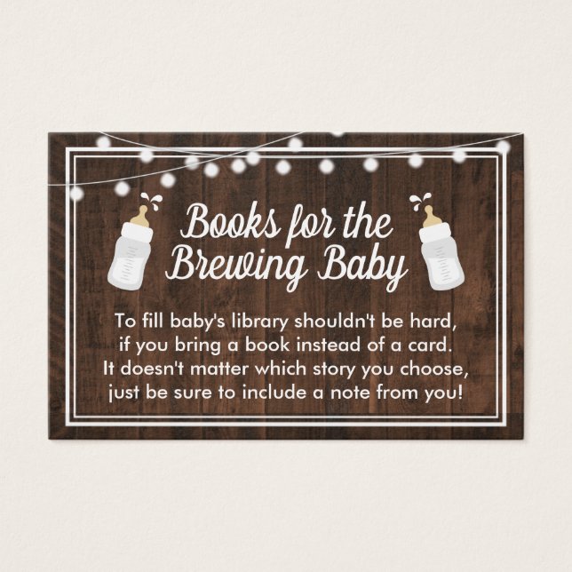 Baby braut rustikale Bücher für Baby (Vorderseite)