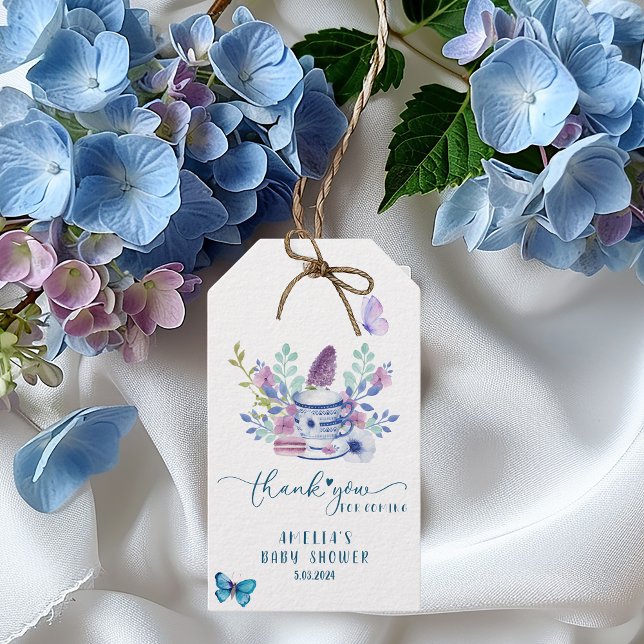 Baby Braut Tee Party Babydusche Danke Geschenkanhänger (Von Creator hochgeladen)