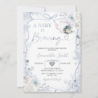 Baby braut Winter Snow Baby Dusche Ribbon Bow