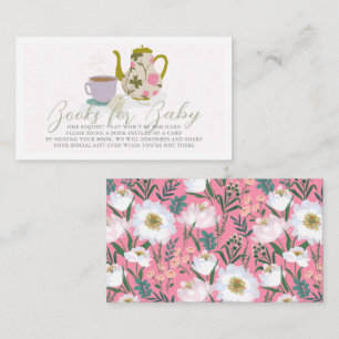 Baby Brechen rosa Blumenkochbücher für Baby Begleitkarte