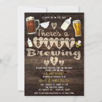 Baby Brewing Beer Party Daddy to Be Couples Dusche