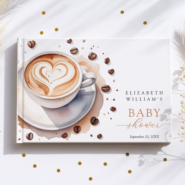 Baby Brewing Coffee Baby Shower Gästebuch (Von Creator hochgeladen)