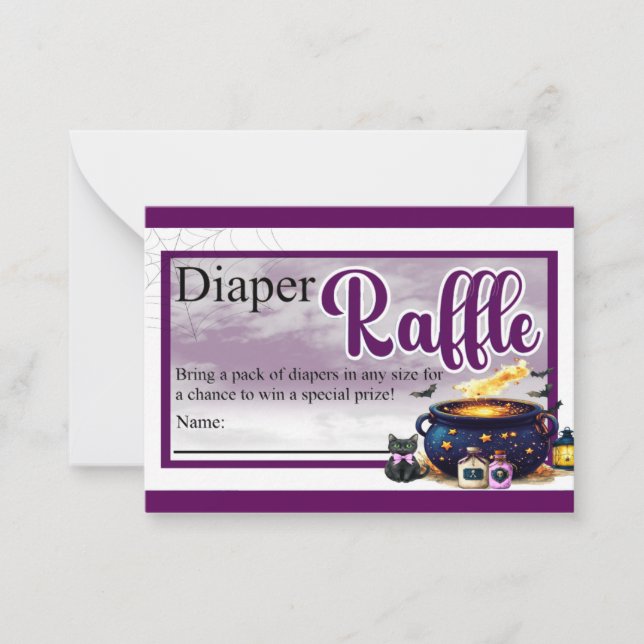 Baby Brewing _Diaper Raffle Mitteilungskarte (Vorderseite)