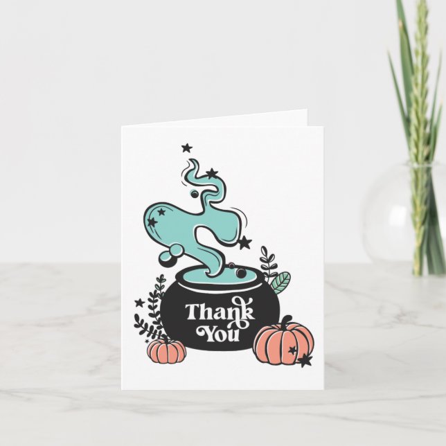 Baby Brewing Halloween Kinderdusche Danke (Vorderseite)