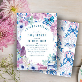 Baby Brewing Tee Party Babydusche Einladung