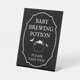 Baby Brewing Tränke Halloween Baby Shower Gefallen Sockelschild