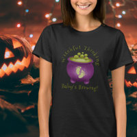 Baby bricht Halloween-Kinderankündigung