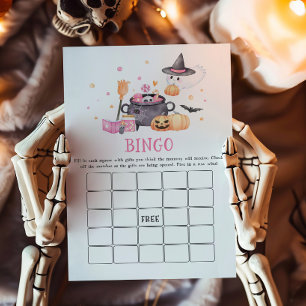 Baby bricht Pink Halloween Bingo Game